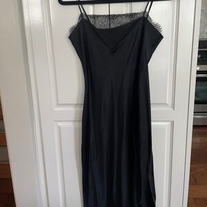 Brand New CAMI NYC  black slip sleeveless dress 2